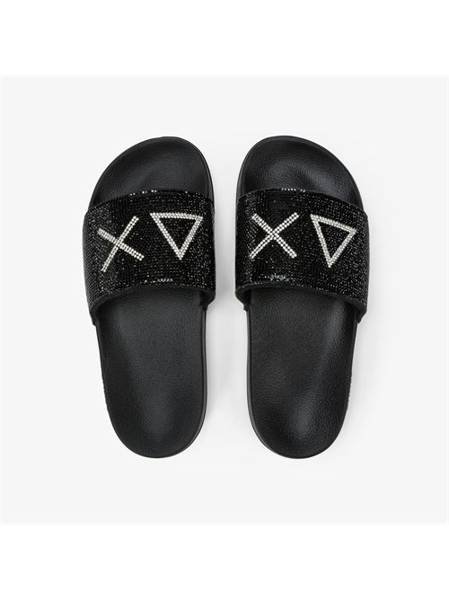 Ciabatte con strass nero SUN 68 | BX36211/11